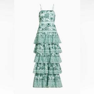 Alice + Olivia, Green Valencia Dress, Size 4